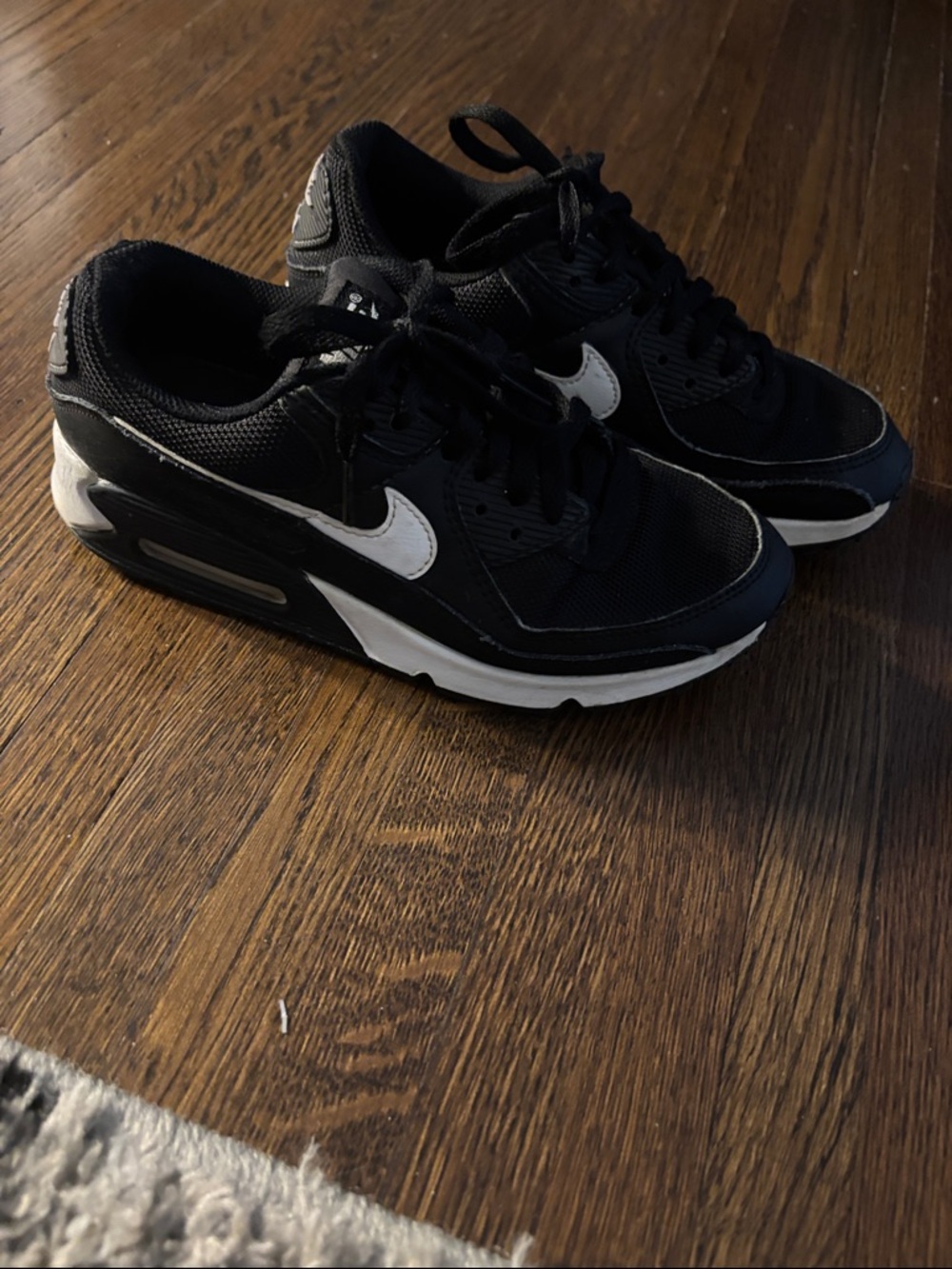 Nike Black and White Low-Top Sneakers